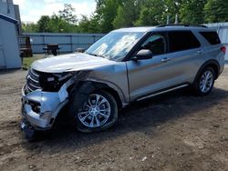 Salvage cars for sale from Copart Lyman, ME: 2023 Ford Explorer XLT