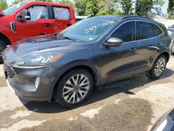 Salvage cars for sale at Bridgeton, MO auction: 2020 Ford Escape Titanium