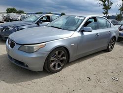 BMW salvage cars for sale: 2005 BMW 545 I