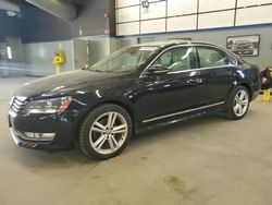 Salvage cars for sale at East Granby, CT auction: 2012 Volkswagen Passat SEL