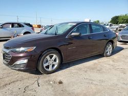 Salvage cars for sale at Oklahoma City, OK auction: 2020 Chevrolet Malibu LS