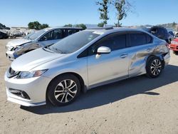 Salvage cars for sale from Copart San Martin, CA: 2014 Honda Civic EX