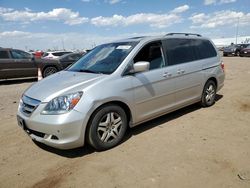 Salvage cars for sale at Brighton, CO auction: 2007 Honda Odyssey EXL