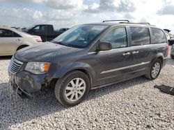 Salvage cars for sale at Taylor, TX auction: 2015 Chrysler Town & Country Touring