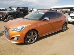 Salvage cars for sale at Brighton, CO auction: 2015 Hyundai Veloster Turbo