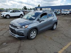 Salvage cars for sale at Woodhaven, MI auction: 2020 Chevrolet Trax 1LT