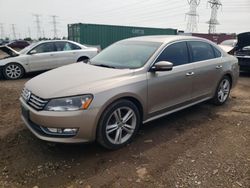 Salvage cars for sale at Elgin, IL auction: 2015 Volkswagen Passat SEL