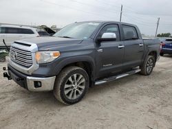 Salvage cars for sale at Temple, TX auction: 2017 Toyota Tundra Crewmax Limited