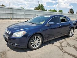 Chevrolet salvage cars for sale: 2010 Chevrolet Malibu LTZ