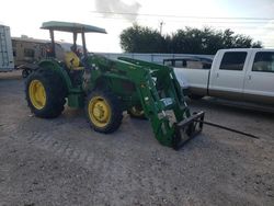 Salvage trucks for sale at Mercedes, TX auction: 2019 John Deere 5075E