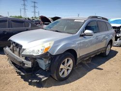 Salvage cars for sale at Elgin, IL auction: 2013 Subaru Outback 2.5I Premium