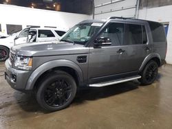 Salvage cars for sale from Copart Blaine, MN: 2015 Land Rover LR4 HSE Luxury