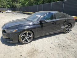 Salvage cars for sale at Waldorf, MD auction: 2022 Honda Accord Sport