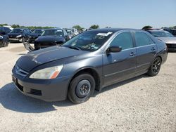 Salvage cars for sale at San Antonio, TX auction: 2007 Honda Accord SE