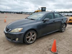 Salvage cars for sale at Houston, TX auction: 2010 Lexus IS 250