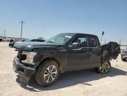 Salvage cars for sale at Andrews, TX auction: 2018 Ford F150 Super Cab