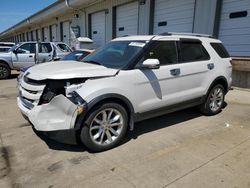 Salvage cars for sale at Louisville, KY auction: 2013 Ford Explorer Limited