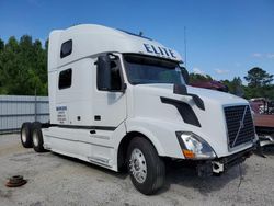 Salvage trucks for sale at Harleyville, SC auction: 2015 Volvo VN VNL