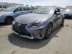 Salvage cars for sale from Copart Martinez, CA: 2015 Lexus RC 350