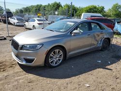 Salvage cars for sale from Copart Chalfont, PA: 2016 Lincoln MKZ