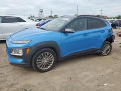 Salvage cars for sale at Dyer, IN auction: 2018 Hyundai Kona SEL