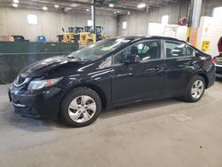 Honda Civic salvage cars for sale: 2013 Honda Civic LX