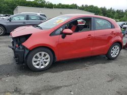 Salvage cars for sale at Exeter, RI auction: 2012 KIA Rio LX