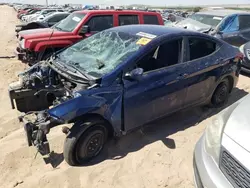 Salvage cars for sale at Anthony, TX auction: 2015 Hyundai Elantra SE