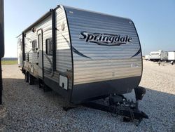 Salvage trucks for sale at Temple, TX auction: 2013 Springdale Travel Trailer