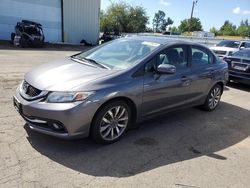 Honda salvage cars for sale: 2015 Honda Civic EXL