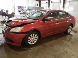 Nissan salvage cars for sale: 2015 Nissan Sentra S