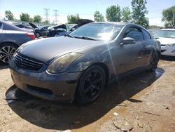 2003 Infiniti G35 en venta en Elgin, IL