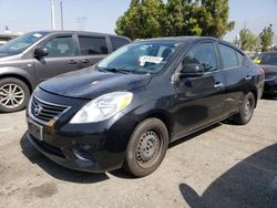 Salvage cars for sale from Copart Rancho Cucamonga, CA: 2013 Nissan Versa S
