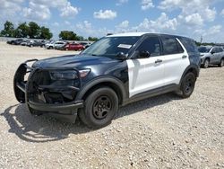 Salvage cars for sale at New Braunfels, TX auction: 2020 Ford Explorer Police Interceptor