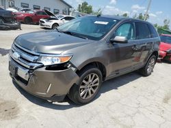 Salvage cars for sale at Pekin, IL auction: 2013 Ford Edge Limited