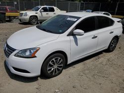 Nissan salvage cars for sale: 2015 Nissan Sentra S