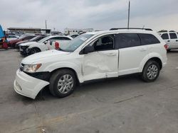 2018 Dodge Journey SE en venta en Grand Prairie, TX