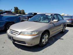 Salvage cars for sale from Copart Martinez, CA: 2002 Honda Accord EX