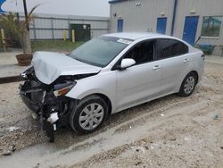 Salvage cars for sale at Arcadia, FL auction: 2022 KIA Rio LX