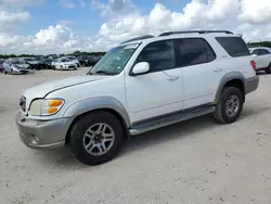 Salvage cars for sale at San Antonio, TX auction: 2004 Toyota Sequoia SR5