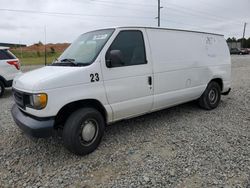 Salvage cars for sale from Copart Tifton, GA: 2002 Ford Econoline E150 Van