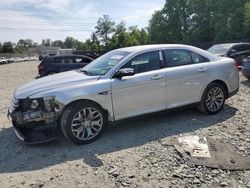 Salvage cars for sale at Waldorf, MD auction: 2019 Ford Taurus Limited