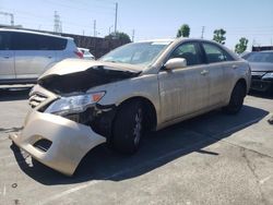 Salvage cars for sale at Wilmington, CA auction: 2011 Toyota Camry Base