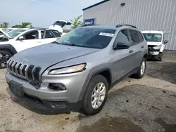Salvage cars for sale from Copart Mcfarland, WI: 2016 Jeep Cherokee Sport