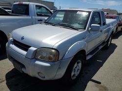 Salvage cars for sale from Copart Martinez, CA: 2002 Nissan Frontier King Cab XE