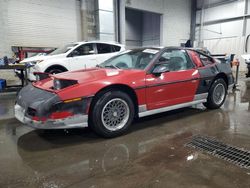 Salvage cars for sale at Ham Lake, MN auction: 1986 Pontiac Fiero GT