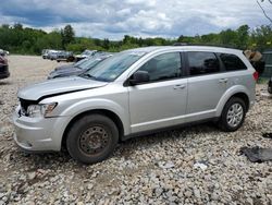 Salvage cars for sale at Candia, NH auction: 2014 Dodge Journey SE