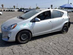 Salvage cars for sale at Colton, CA auction: 2015 Toyota Prius C