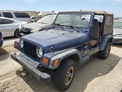 Salvage cars for sale from Copart Martinez, CA: 1997 Jeep Wrangler / TJ Sport