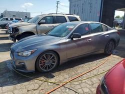 Infiniti Vehiculos salvage en venta: 2018 Infiniti Q50 RED Sport 400